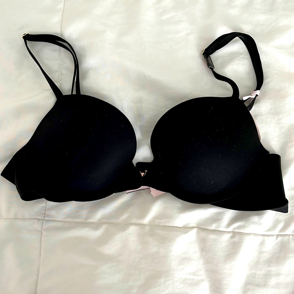 Black 34B VS push up bra